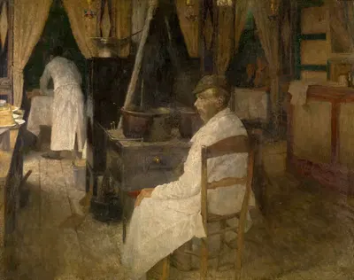 В Вафельной by Шарль Мертенс, 1895 — digital art print download