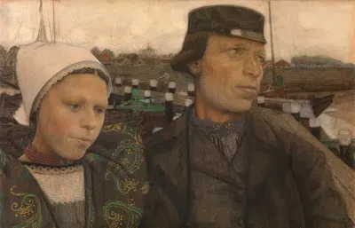 Пара в Зеландии by Шарль Мертенс — digital art print download