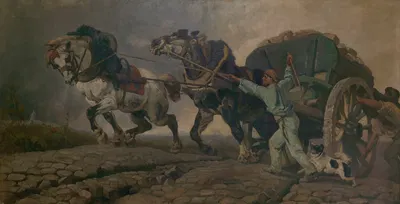 Тяжелая ноша by Шарль Верлат, 1857 — digital art print download