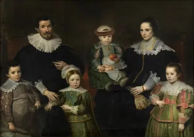 Family portrait by Cornelis de Vos — digital art print download