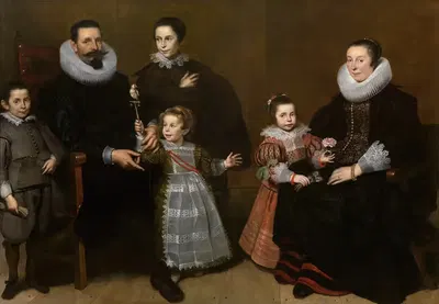 Portrait of a Family by Cornelis de Vos, 1631 — digital art print download