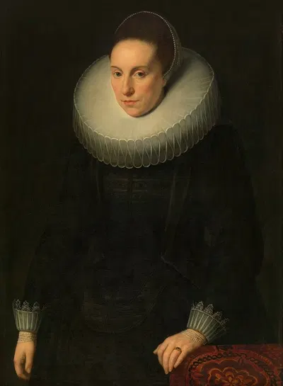 Portrait of a Woman by Cornelis de Vos, 1609 — digital art print download