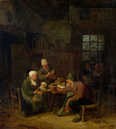 Интерьер by Корнелис Дюсарт — digital art print download