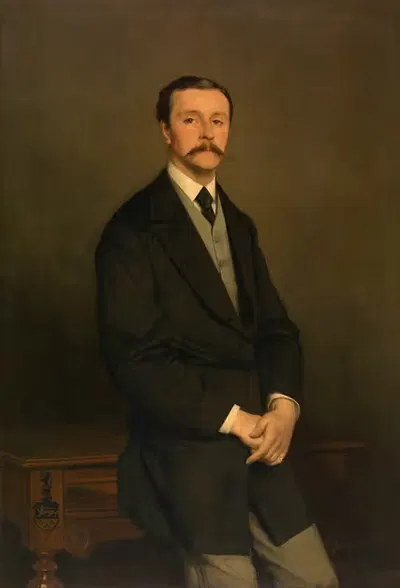 Portrait of a Man by Edouard Agneessens — digital art print download