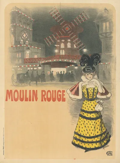 Moulin Rouge by Огюст Рёдель, 1897 — digital art print download
