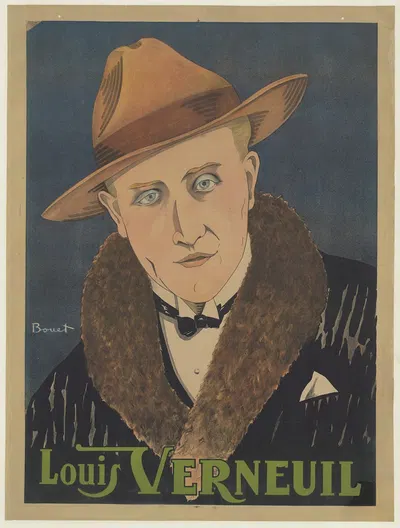 Louis Verneuil by Bouet, 1925 — digital art print download