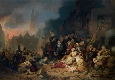 Испанская ярость в Антверпене by Фердинанд де Бракелер, 1837 — digital art print download