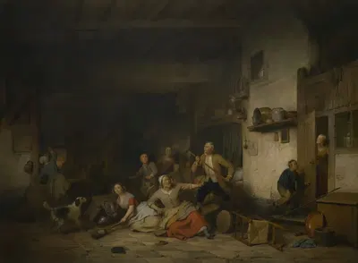 Летучая мышь by Фердинанд де Бракелер, 1860 — digital art print download