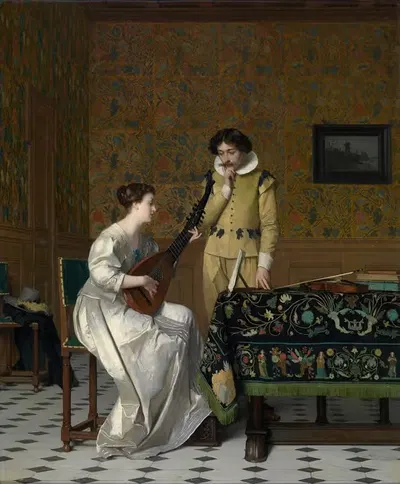 Musician by Florent Willems — digital art print download