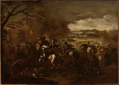 A battle scene by Francesco Simonini — digital art print download