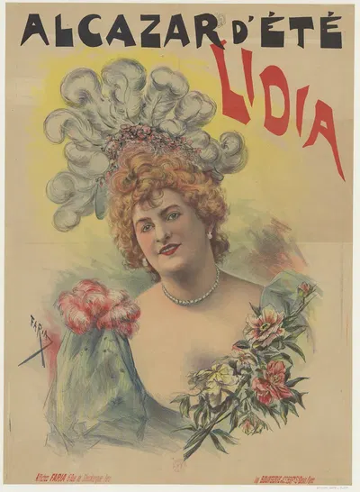 Alcazar d'été. Lidia by Cândido de Faria, 1890 — digital art print download