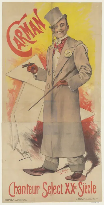 Carman, chanteur sélect XXme siècle by Cândido de Faria, 1895 — digital art print download