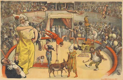 Cirque De Jonghe by Cândido de Faria, 1907 — digital art print download