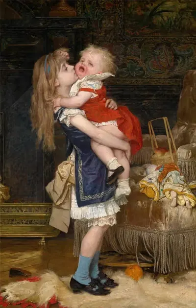 Неутешимый by Ян Веркас, 1878 — digital art print download
