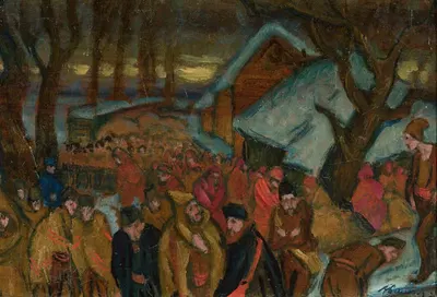 Транспорт из Сербии by Фридерик Паутш, 1921 — digital art print download