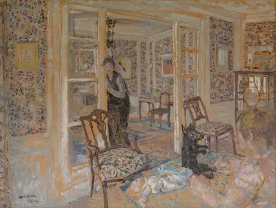 Интерьер by Джордж Моррен, 1930 — digital art print download