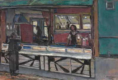 The Booth of Jan van Gent by George Morren, 1938 — digital art print download
