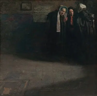 Три фанатика by Жорж Науэлартс, 1918 — digital art print download