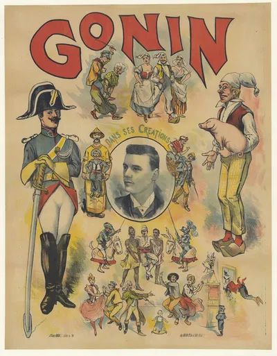 Gonin dans ses créations by Cândido de Faria, 1890 — digital art print download