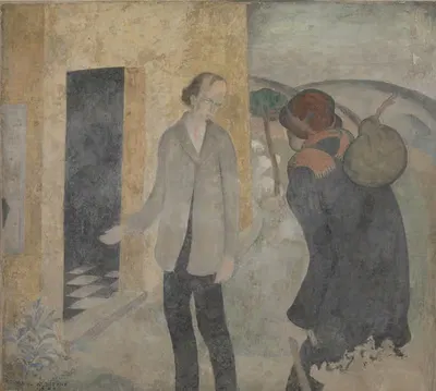 Гостеприимство для иностранцев by Гюстав Ван де Вестейн, 1920 — digital art print download