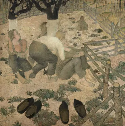 Спящие by Гюстав Ван де Вестейн, 1918 — digital art print download