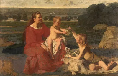 Счастье by Гюстав Ванез, 1888 — digital art print download