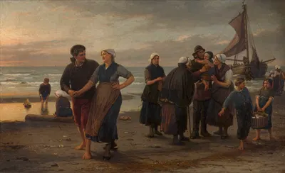 The Return by Henri Bource, 1878 — digital art print download