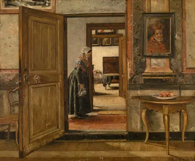 Интерьер института Тернинка в Антверпене by Анри де Бракелер, 1884 — digital art print download