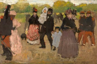 Воскресенье в Буа-де-Булонь by Анри Эвенепуль, 1891 — digital art print download