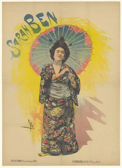 Sarah Ben by Cândido de Faria, 1894 — digital art print download