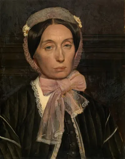 Мадам Анри Лей Ван Харен by Ян Август Хендрик Лейс, 1866 — digital art print download