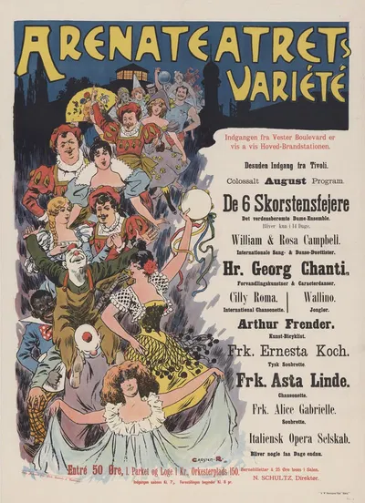 Arenate Atrets Variété by Carsten Raun, 1898 — digital art print download