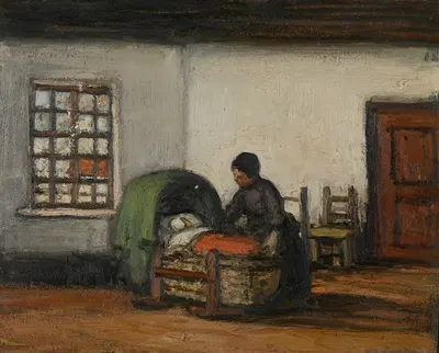 Interior with Cradle by Jakob Smits — digital art print download