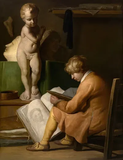 A Young Artist by Jan Lievens — digital art print download