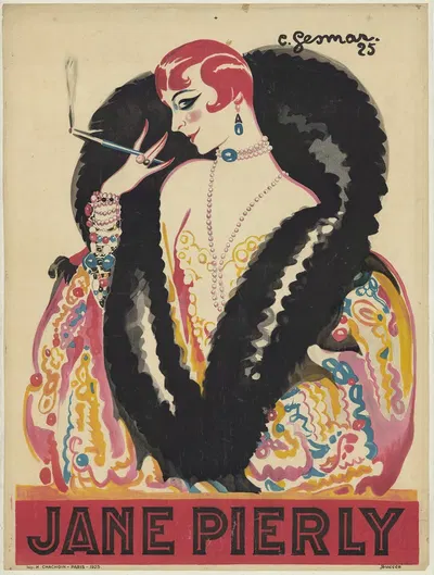 Jane Pierly by Charles Gesmar, 1925 — digital art print download