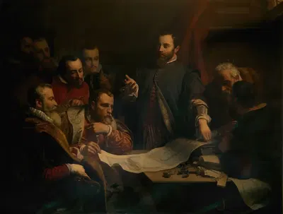 Эпизод из жизни Гилберта ван Скоунбеке by Ян Свертс — digital art print download