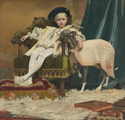 Charles V as a Child by Jan van Beers, 1879 — digital art print download