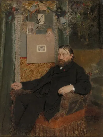 Композитор Петер Бенуа by Ян ван Бирс, 1883 — digital art print download