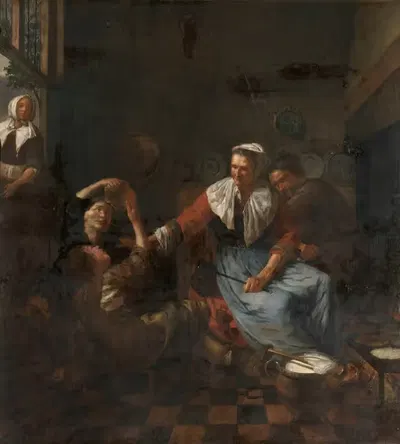 Making Pancakes by Jan van Pee — digital art print download
