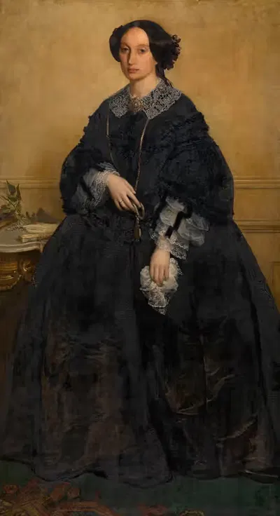 Мадам Анри Лейс-Ван Харен by Иосиф Лиз, 1857 — digital art print download