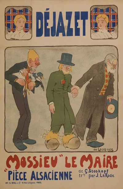 Mossieu le maire by Даниэль де Лоскес, 1903 — digital art print download