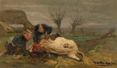Убойщик свиней by Мартен Мельсен — digital art print download
