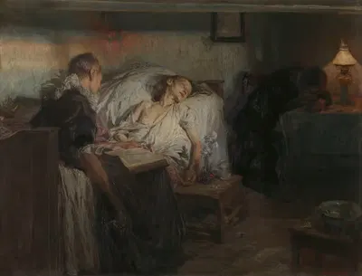 Смерть близка by Отто Хайхерт, 1898 — digital art print download
