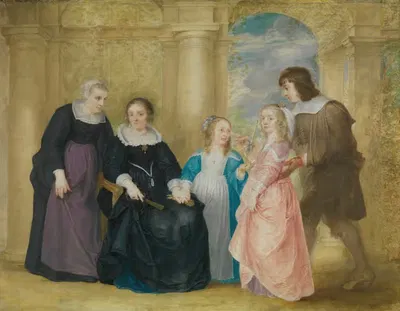 Portrait of a Family by Philip Fruytiers, 1642 — digital art print download