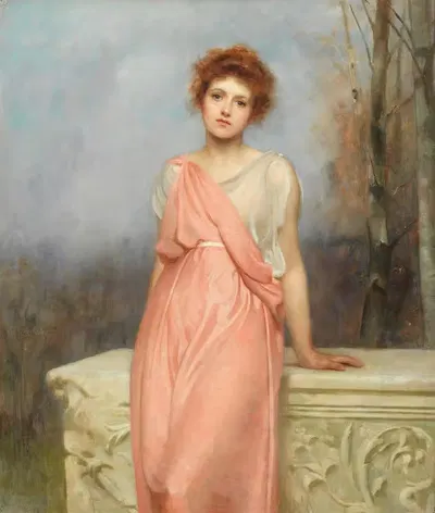 Римская красавица by Филипп Гермогенес Кальдерон, 1887 — digital art print download