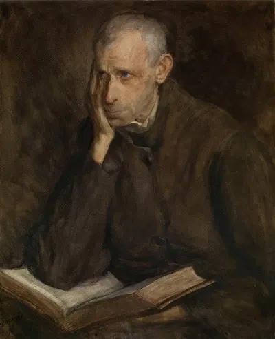 Lost in Thought by Pierre Jacques Dierckx, 1903 — digital art print download