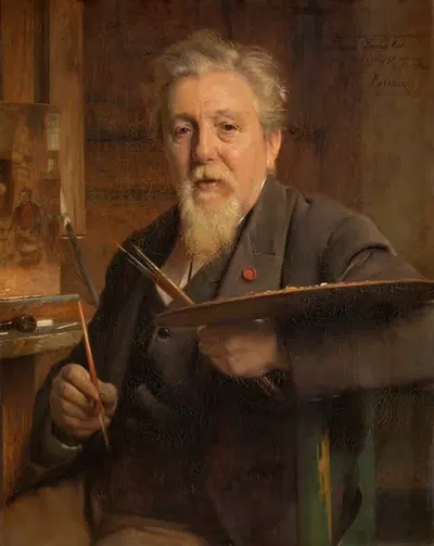 Художник Ян Давид Кол by Пьер Жан Ван дер Оудера, 1897 — digital art print download