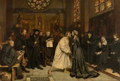 Поселение by Пьер Жан Ван дер Оудера, 1879 — digital art print download