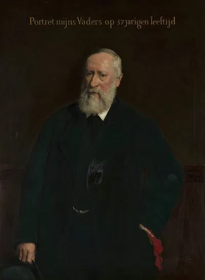 Ян Верхаерт, отец художника by Пит Верхаерт, 1879 — digital art print download