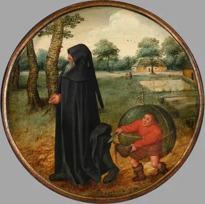 Я скорблю, потому что мир так ненадежен by Питер Брейгель Младший, 1594 — digital art print download